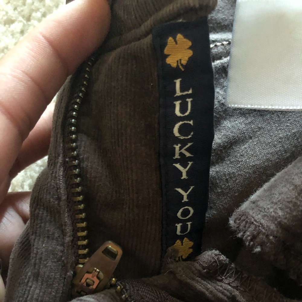 Lucky Brand Dark Brown Corduroy Pants